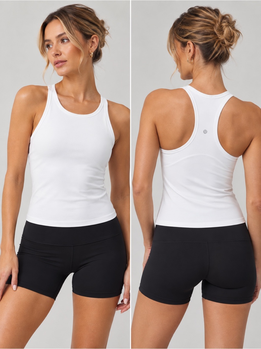 💎 LULULEMON Align Waist-Length Racerback Tank White Size 6